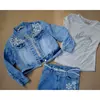 Комплект MOONSTAR 1231 3в1 (джинсы + футболка + куртка)