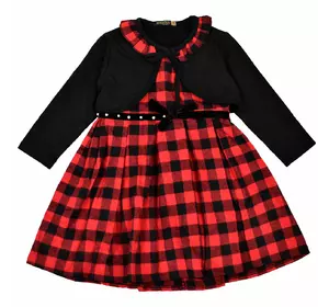 Комплект (платье, болеро) 6025 красный Комплект (платье, болеро) 6025 красный