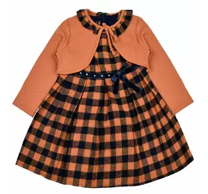 Комплект (платье, болеро) 6025 оранжевый Комплект (платье, болеро) 6025 оранжевый