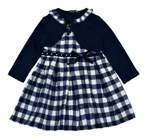 Комплект (платье, болеро) 6025 синий Комплект (платье, болеро) 6025 синий